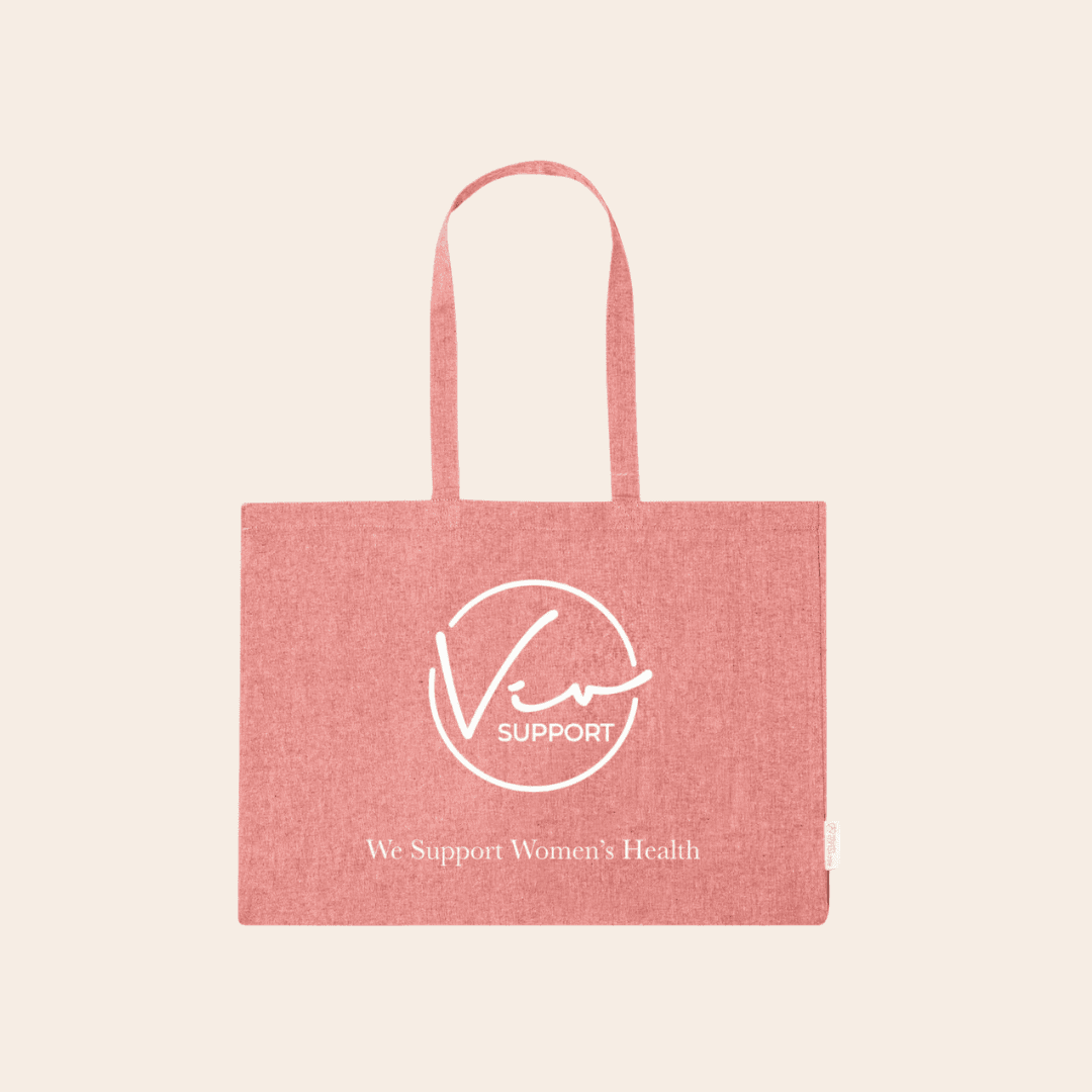Viv Support Draagtas/Shopper van gerecycled katoen - Deze stijlvolle draagtas/shopper van Viv Support is jouw nieuwe go-to