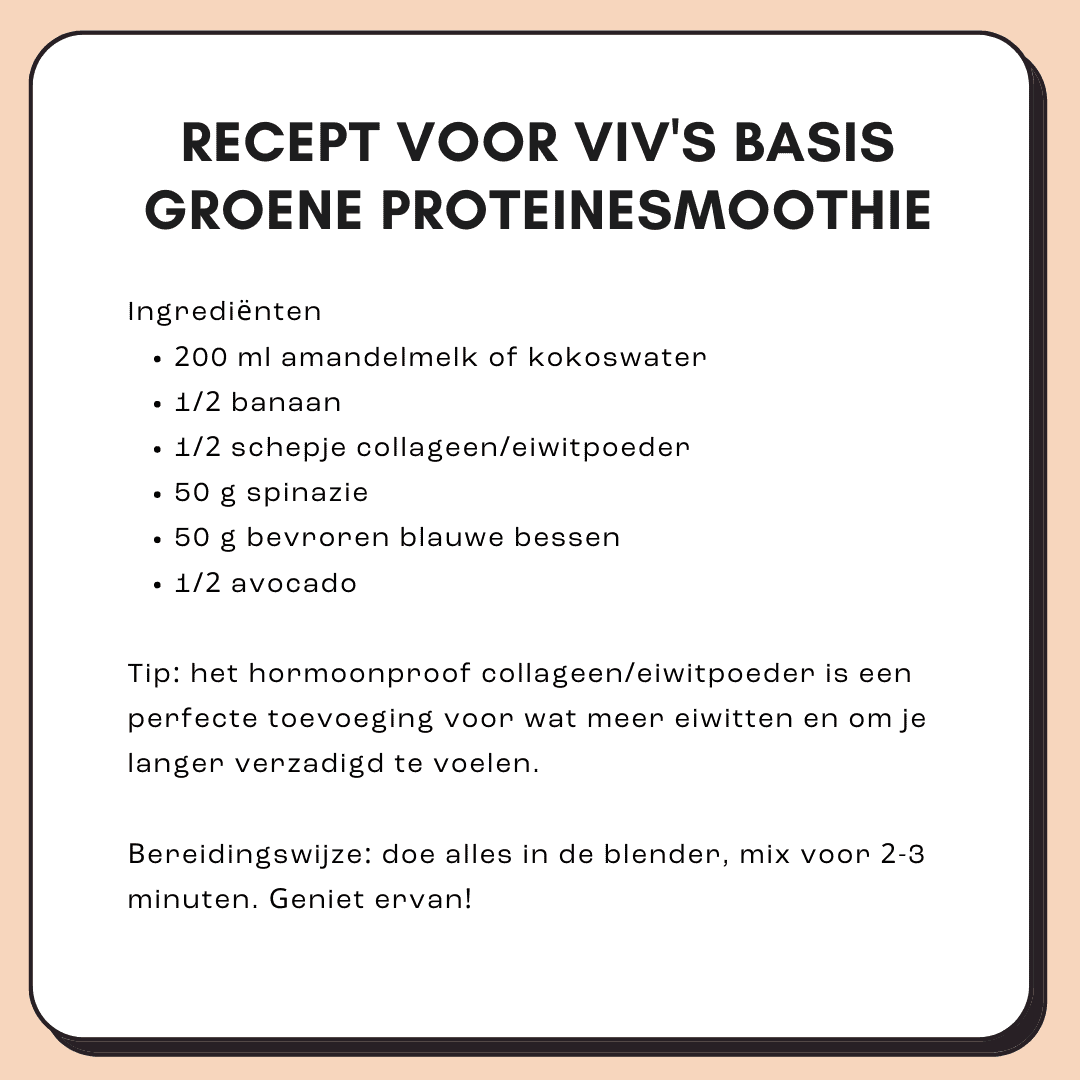 recept groene smoothie